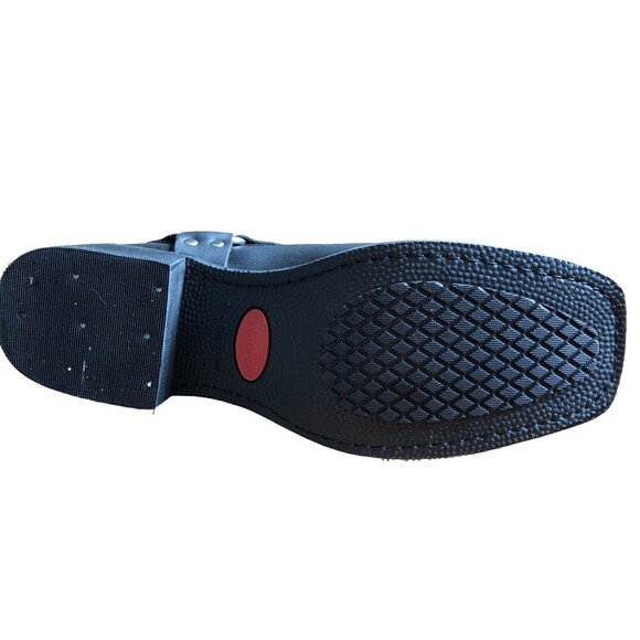 Durango Men's Harness Motorcycle Leather Black Pull On Boots NWT DB510 US 12EE - Picture 3 of 10